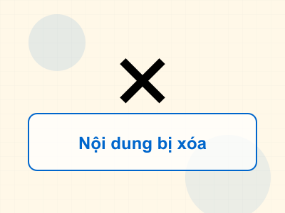 Nội dung bị gỡ nhầm